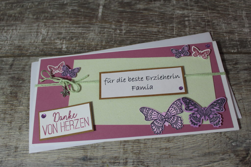 Danke für die Kindergartenzeit...